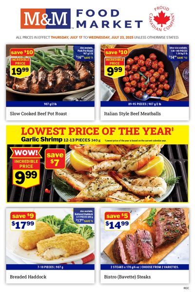 M&M Food Market (Atlantic) Flyer July 17 to 23