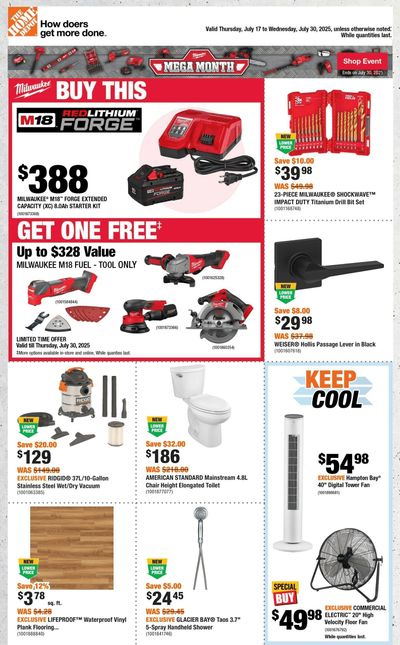 Home Depot (Atlantic) Flyer July 17 to 30