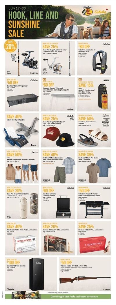 Bass Pro Shops Flyer July 17 to 30