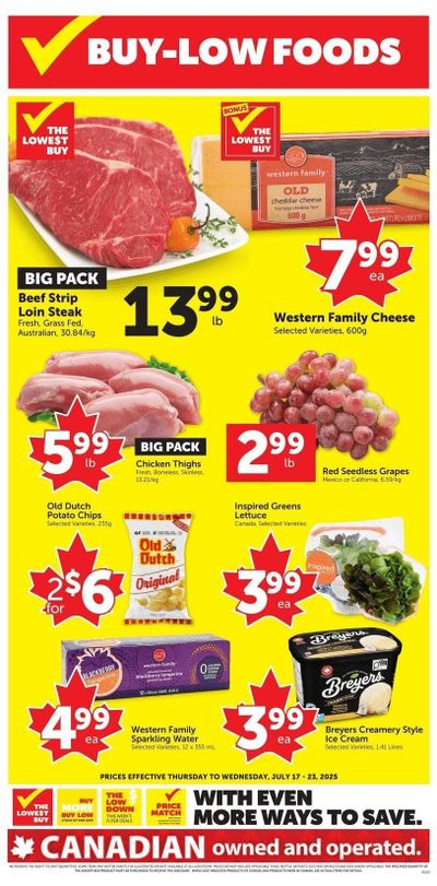 Buy-Low Foods Flyer July 17 to 23