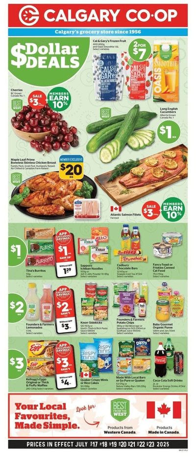 Calgary Co-op Flyer July 17 to 23