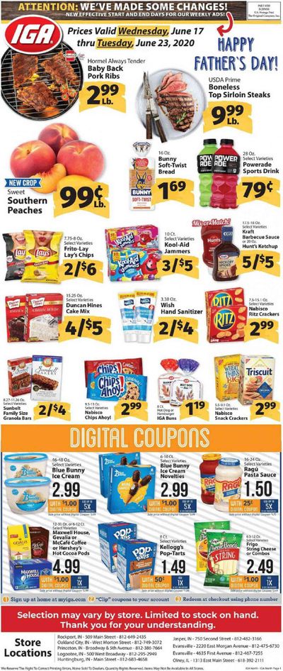 IGA (Illinois) Weekly Ad & Flyer June 17 to July 1