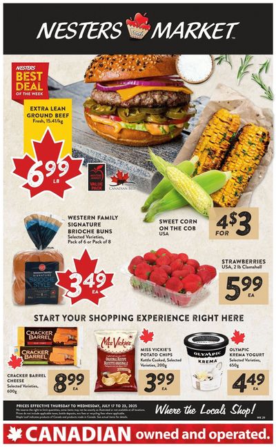 Nesters Market Flyer July 17 to 23