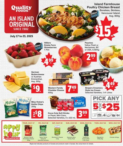 Quality Foods Flyer July 17 to 23
