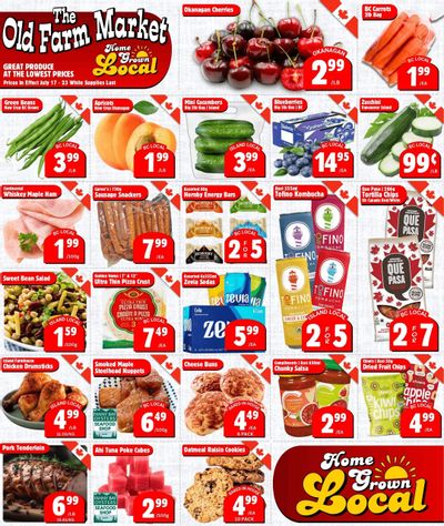 The Old Farm Market (Duncan) Flyer July 17 to 23