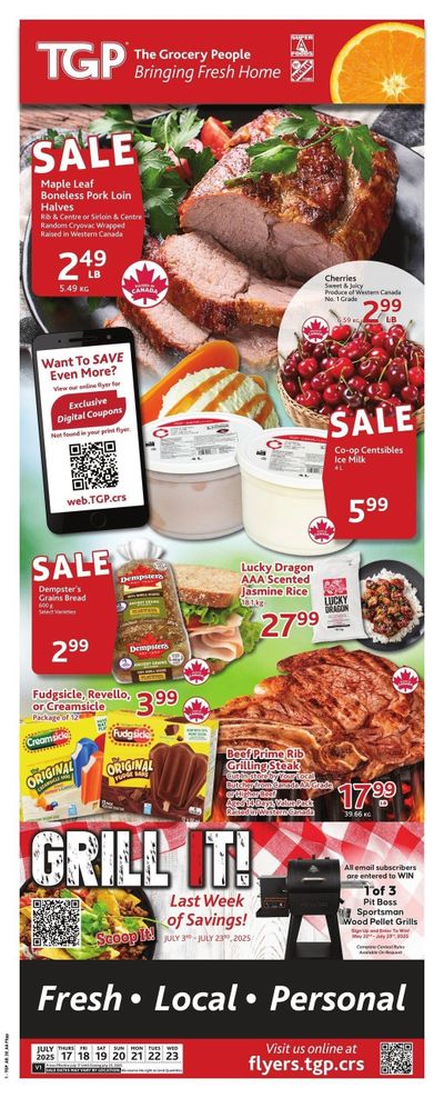 TGP The Grocery People Flyer July 17 to 23