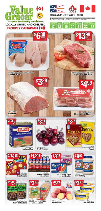 Value Grocer Flyer July 17 to 23
