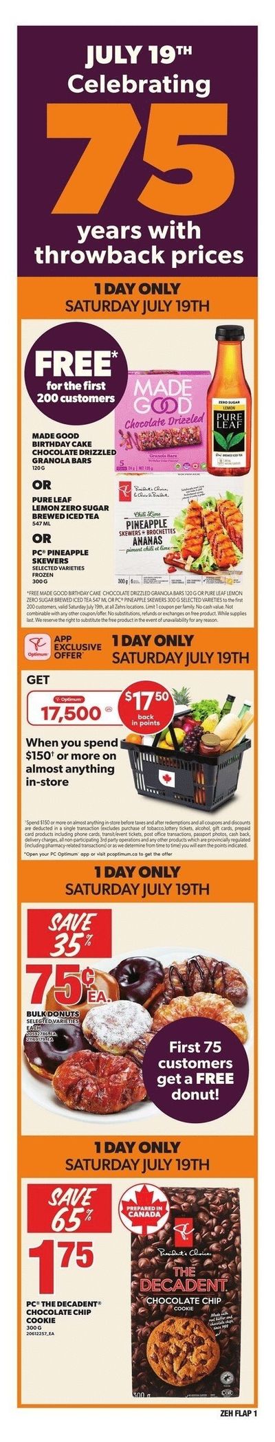 Zehrs Flyer July 17 to 23