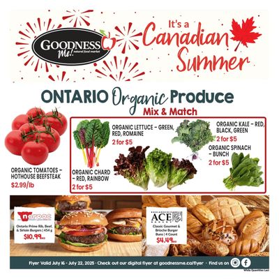 Goodness Me Flyer July 16 to 22