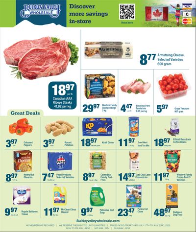 Bulkley Valley Wholesale Flyer July 17 to 23