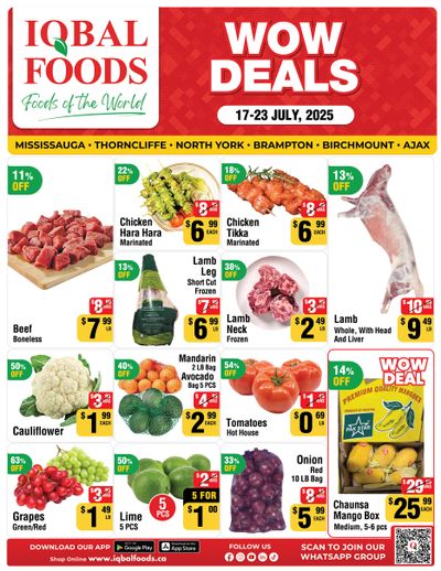 Iqbal Foods Flyer July 17 to 23