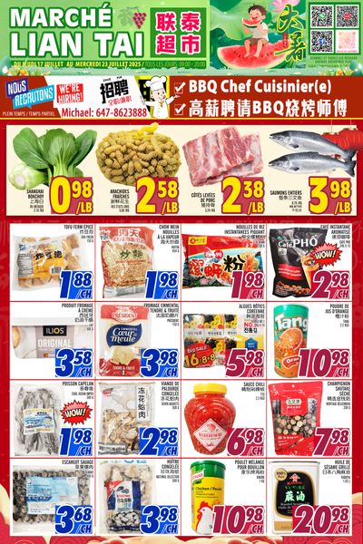 Marche Lian Tai Flyer July 17 to 23
