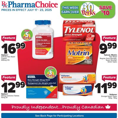 PharmaChoice (ON & Atlantic) Health Centre Flyer July 17 to 23