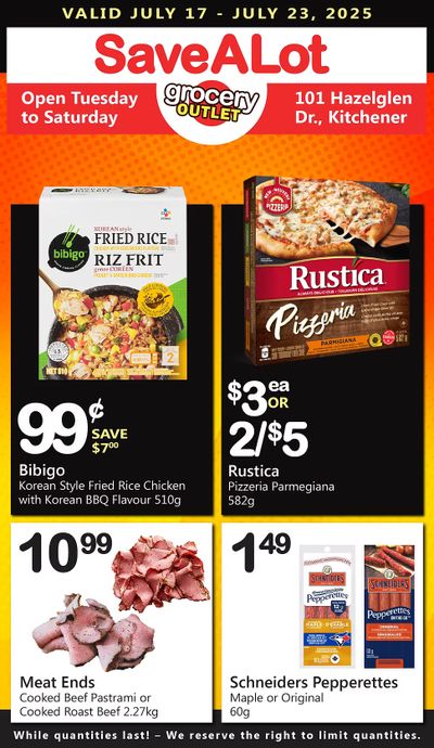 SaveALot Grocery Outlet Flyer July 17 to 23