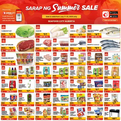 Seafood City Supermarket (West) Flyer July 17 to 23
