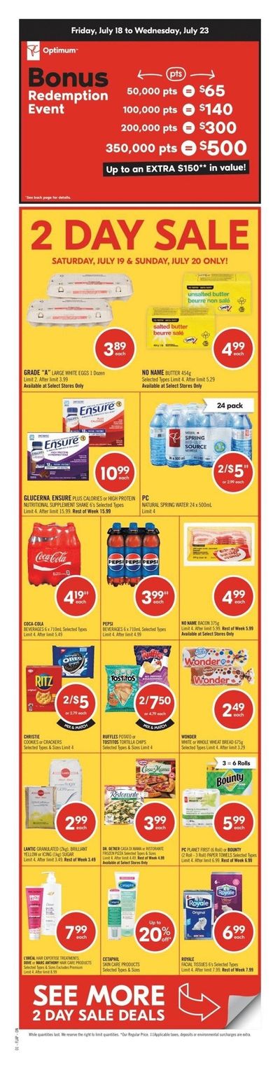 Shoppers Drug Mart (ON) Flyer July 19 to 24