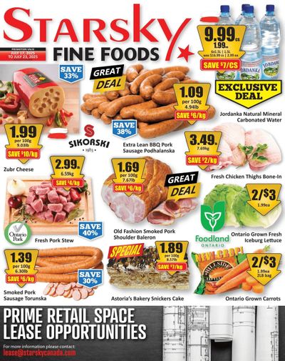Starsky Foods Flyer July 17 to 23
