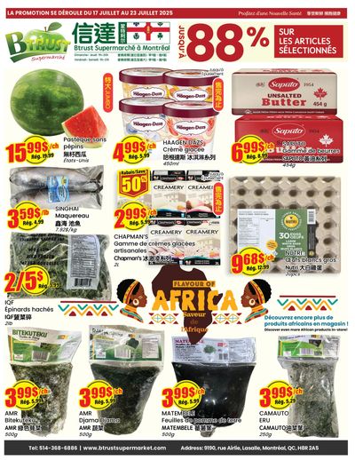 Btrust Supermarket (Montreal) Flyer July 17 to 23