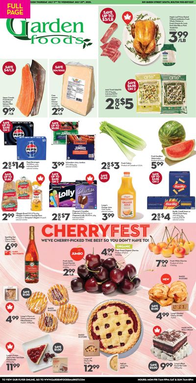 Garden Foods Flyer July 17 to 23