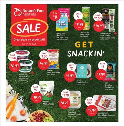 Nature's Fare Markets Flyer July 17 to 30