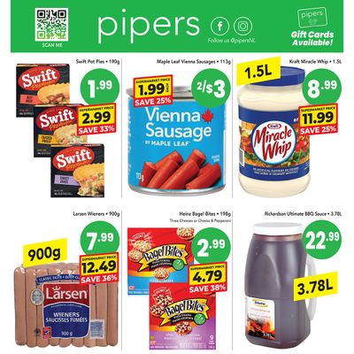 Pipers Superstore Flyer July 17 to 23