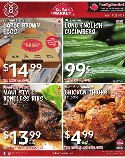 Red Barn Market Flyer July 17 to 23