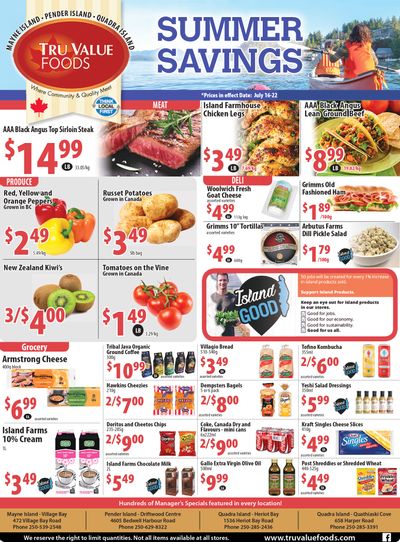 Tru Value Foods Flyer July 16 to 22