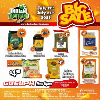 Indian Frootland Flyer July 17 to 24