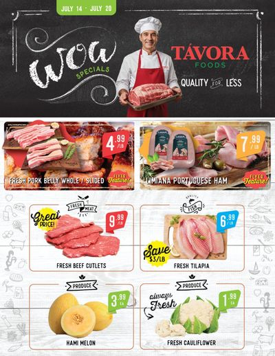 Tavora Foods Flyer July 14 to 20