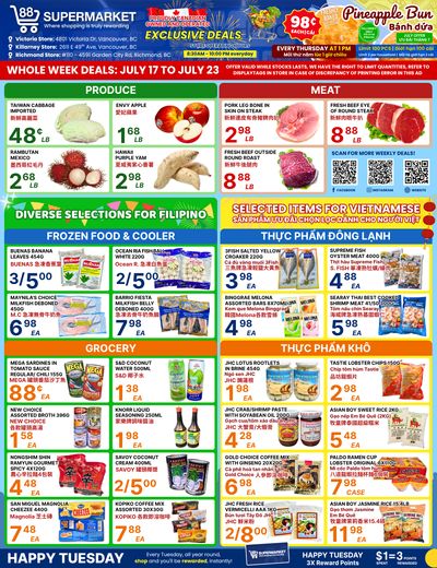 88 Supermarket Flyer July 17 to 23