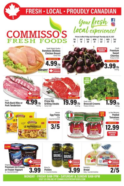 Commisso's Fresh Foods Flyer July 18 to 24