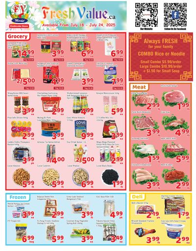 Fresh Value (Etobicoke) Flyer July 18 to 24