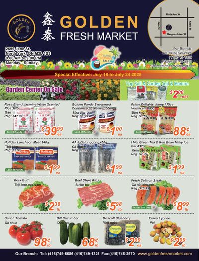 Golden Fresh Market Flyer July 18 to 24