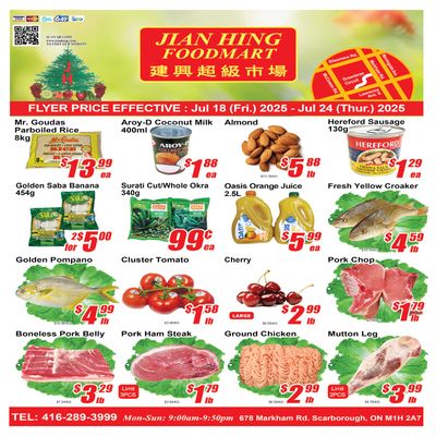 Jian Hing Foodmart (Scarborough) Flyer July 18 to 24