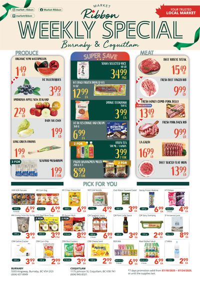 Market Ribbon Flyer July 18 to 24