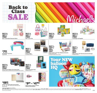 Michael's Flyer July 19 to 24