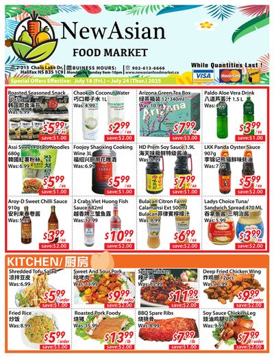 New Asian Food Market Flyer July 18 to 24