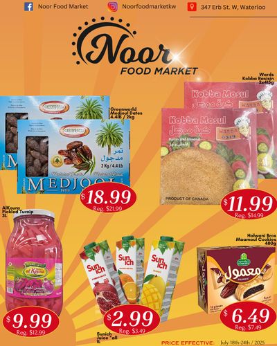 Noor Food Market Flyer July 18 to 24