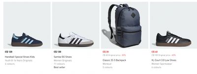 Adidas Canada Back-To-School Clothes and Shoes + Outlet Deals: Save 25% off Everything with Promo Code