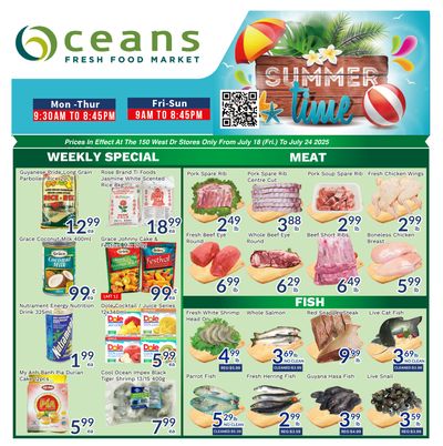 Oceans Fresh Food Market (Brampton) Flyer July 18 to 24