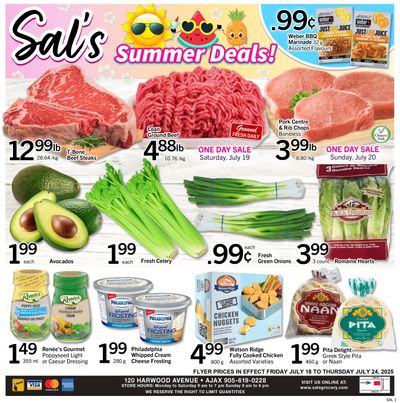 Sal's Grocery Flyer July 18 to 24