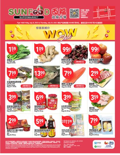 Sunfood Supermarket Flyer July 18 to 24