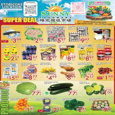 Sunny Foodmart (Etobicoke) Flyer July 18 to 24