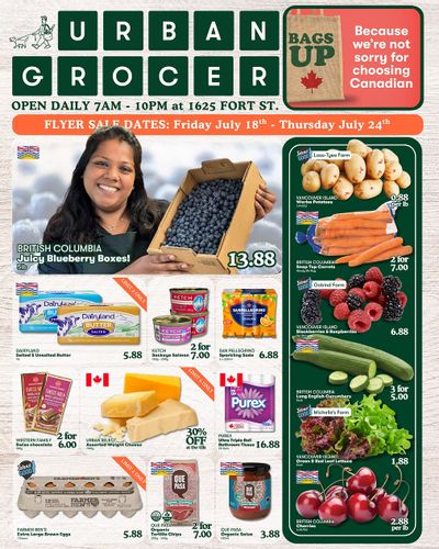 Urban Grocer Flyer July 18 to 24