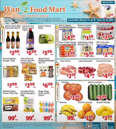 Wan 2 Food Mart Flyer July 18 to 24