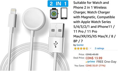 Amazon Canada Deals: Save 71% on 2 in 1 Wireless Charger for Watch and Phone + 42% on VTech Pop-a-Balls + 36% on Lefant Robotic Vacuum Cleaner with Coupon + More Offers