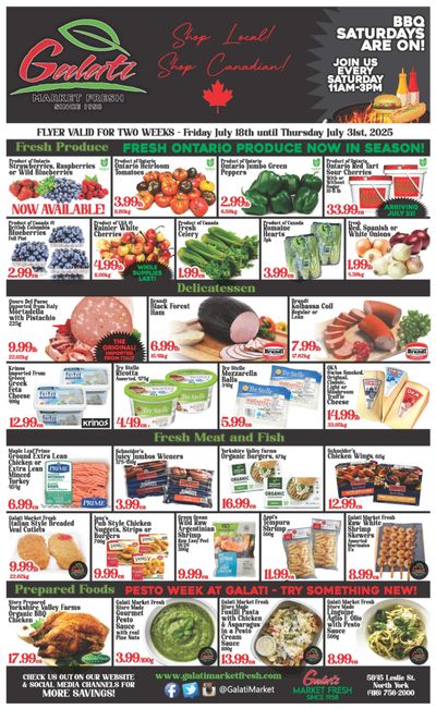 Galati Market Fresh Flyer July 18 to 31