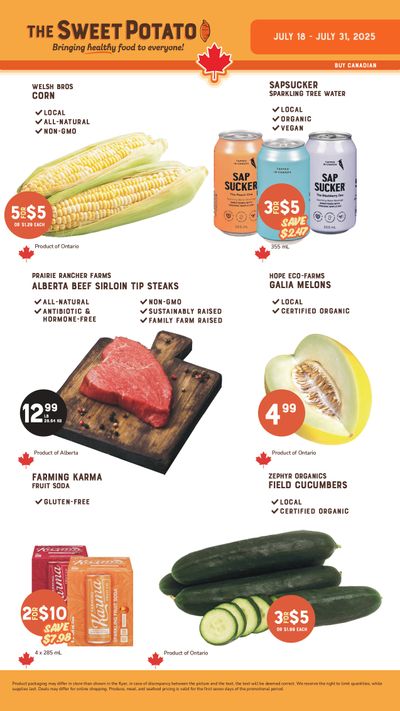 The Sweet Potato Flyer July 18 to 31