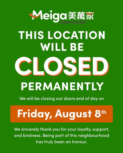 Meiga Supermarket Flyer July 18 to August 8