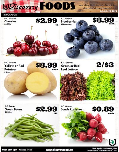 Discovery Foods Flyer July 20 to 26